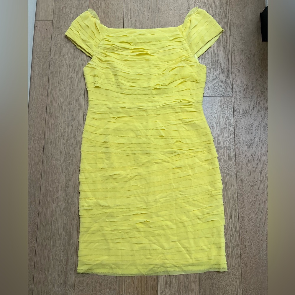 Alice and Olivia yellow dress